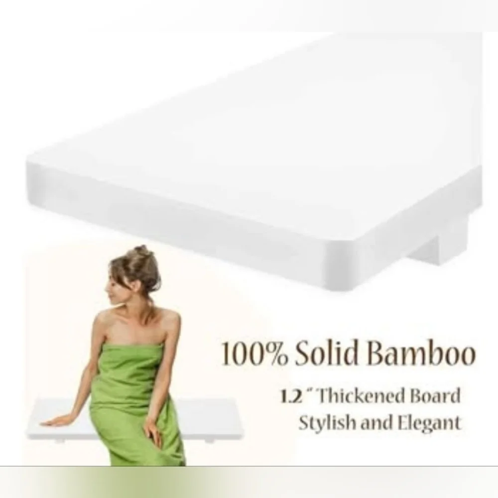 White Bath Tray Caddy
